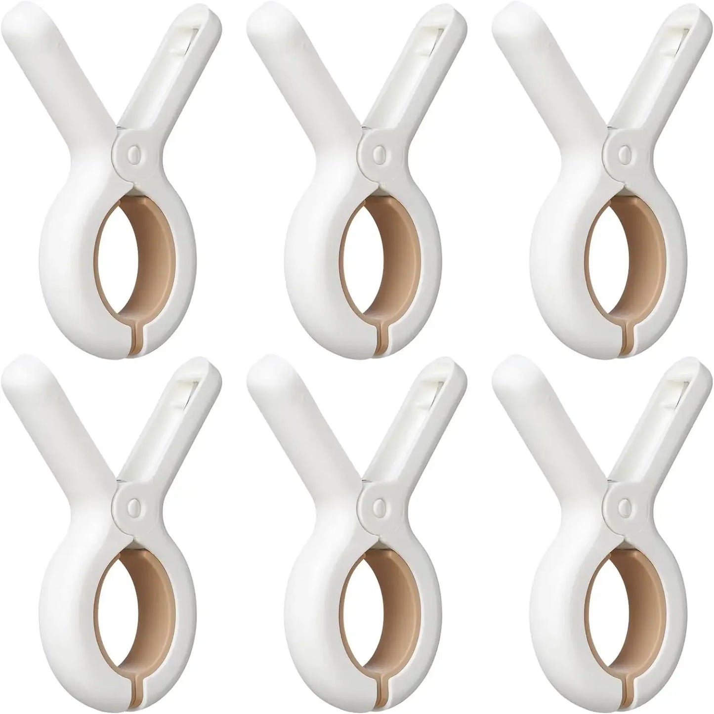 6/12Pcs Beach Towel Clips Plastic Clothespin Heavy Duty Laundry Clips to Keep Your Towel Clothes Blankets from Blowing Away