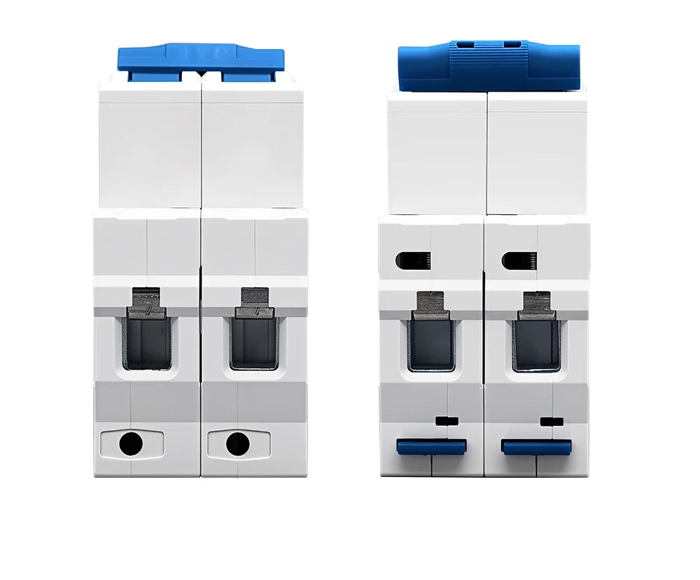 TOMZN 2P AC MCB TOB1-63 C Type 230/400V~ 50Hz/60Hz Mini Circuit Breaker 6A 10A 16A 20A 25A 32A 40A 50A 63A