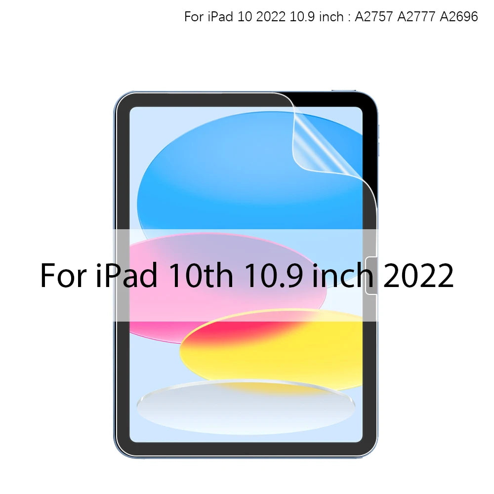 Matte Screen Protector For iPad A16 Pro 13 11th M4 M5 12.9 Air 11 M2 M3 5 4 3 10 9 9th 10th Generation Mini 6 7 Like Paper Film