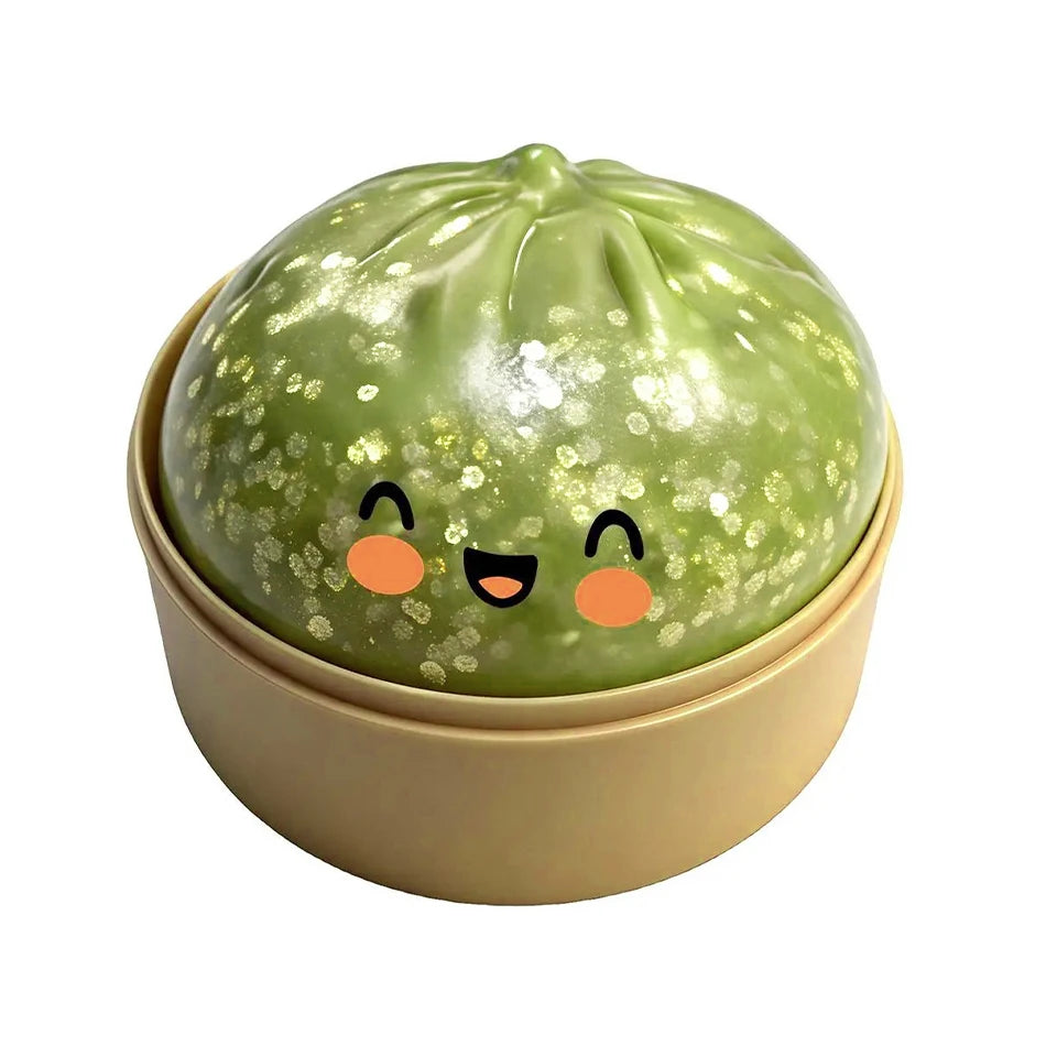 11 Styles Realistic Giant Dumpling Squeeze Toy With Bamboo Steamer Soft Dough Ball Decompression Fidget Toy Funny Creative Gift