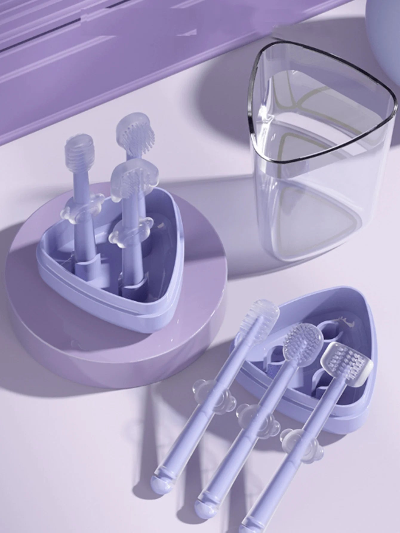 Baby Silicone Toothbrush 3d Wrapped Teeth Tongue Massage Brush Gently Cleans Milk Stains For Training Brush Teeth Child