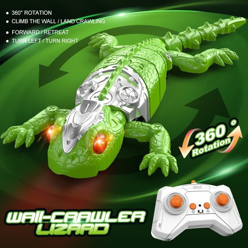 RC Biomimetic Wall Climbing Toy Electric Simulation Lizard Gecko Spider Cockroach Mechanical Animal Remote Control 360 Rotation