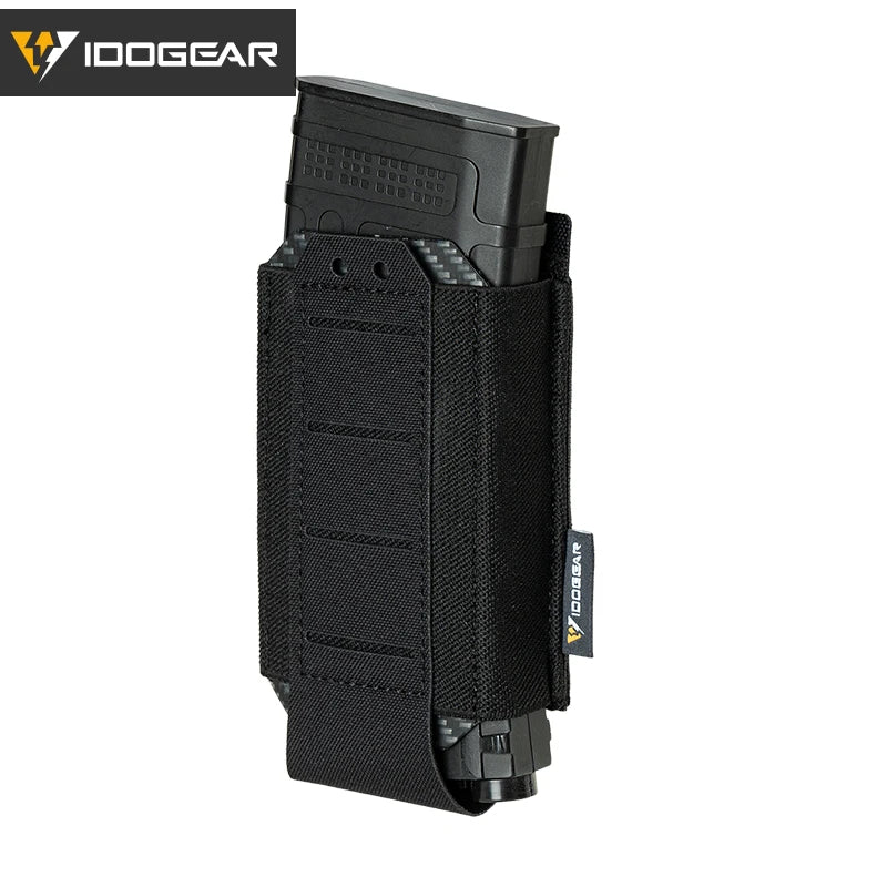 IDOGEAR Tactical Single LSR 556 Mag Pouch Mag Carrier MOLLE Pouch Laser Cut Tool Bags 35135