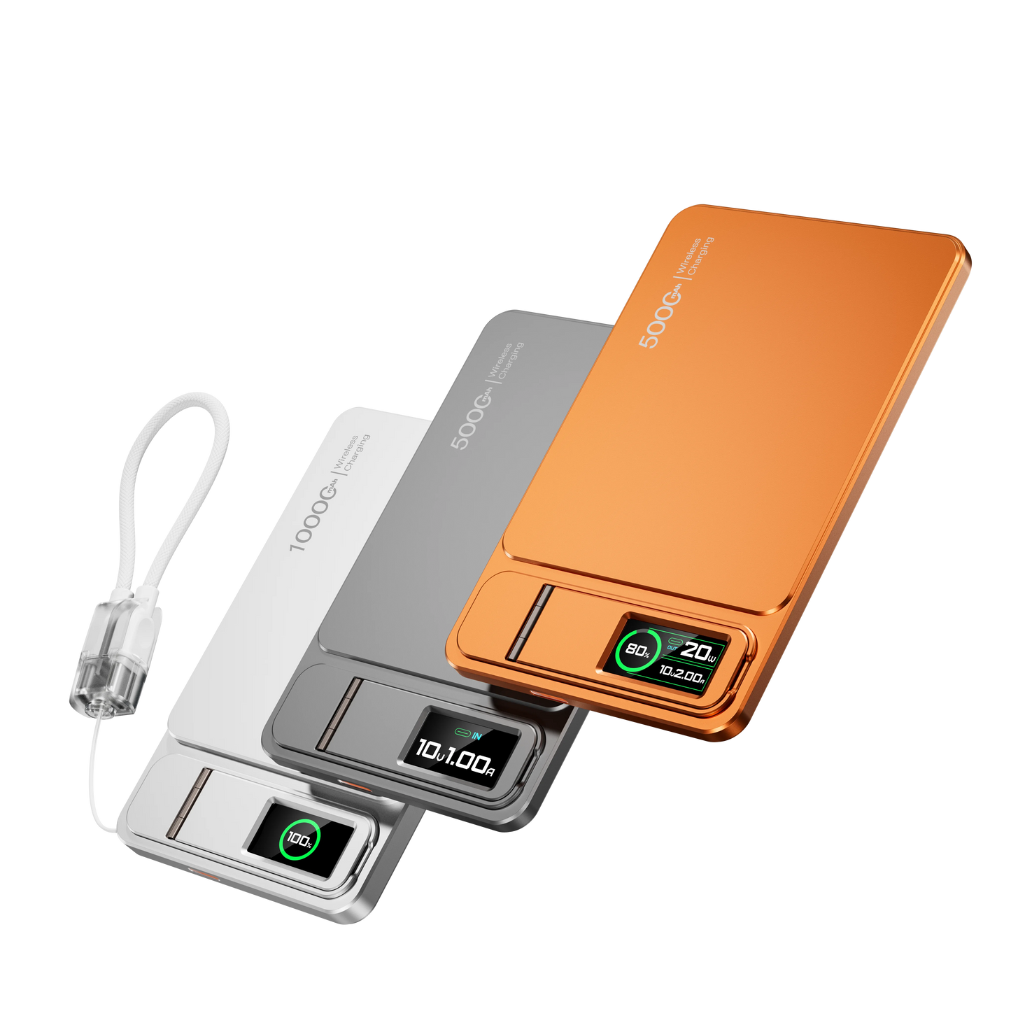 CCC 10000mAh Slim Original Power Bank For MagSafe,Magnetic Wireless 20W Fast Charging Portable Battery For iPhone 12-17 iWatch