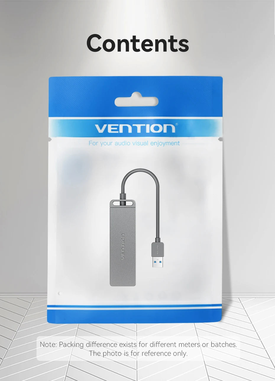 Vention USB Hub High Speed 4 Ports Multi USB 3.0 to USB 3.0 Hub Splitter Adapter for MacBook Pro iPad Pro Xiaomi Lenovo USB Hub