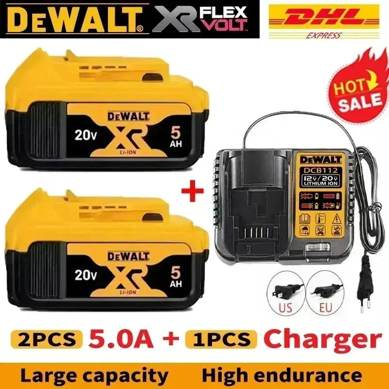DeWALT Original Battery 20V/60V 6Ah 9Ah MAX FlexVolt for DCB606 DCB205 DCB206 DCB209 DCB182 Power Tool