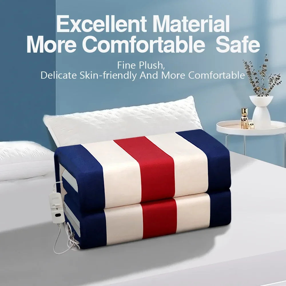 220V Electric Heating Blanket 70x150cm/120x150cm/150x180cm Thicker Heater Heated Blanket Winter Warm Thermostat Heated Pads
