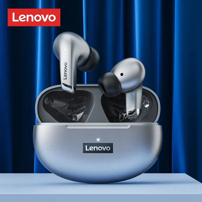 Choice Lenovo LP5 Wireless Bluetooth Earbuds HiFi Music Earphones Headphones Sports Waterproof Headset With Mic Earbuds Business