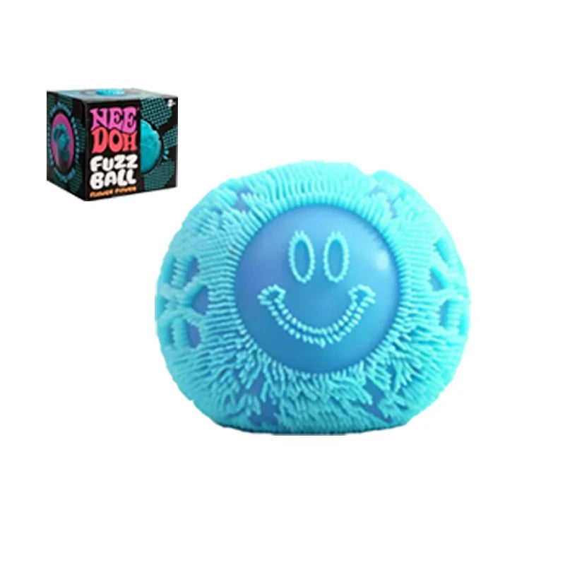 NeeDoh Fuzz Ball Series Desktop decompress Ornament Stress Relief Toys Squishy Toys for Under Pressure Fun Soft Stress Ball gift