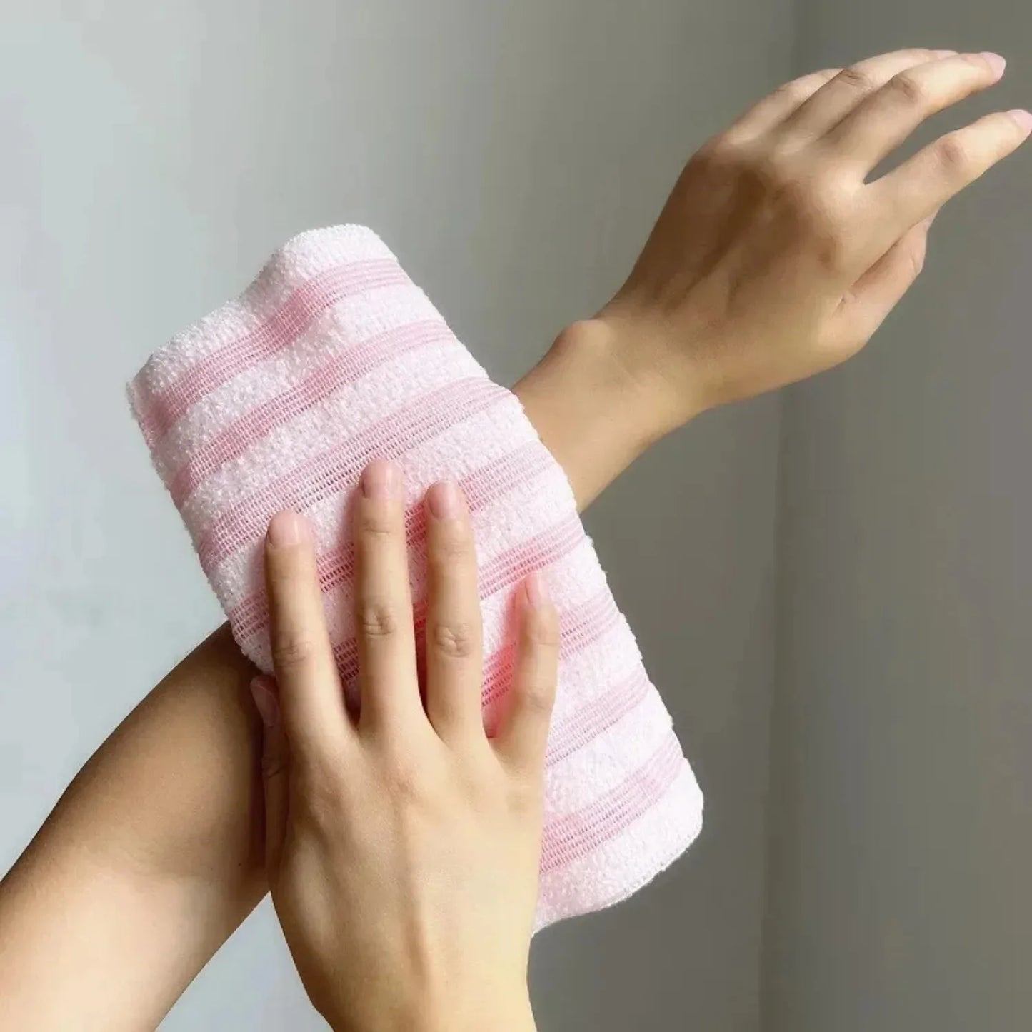 Japanese Exfoliating Bath Towel Ultra-Long Shower Scrubber for Back Antibacterial Foam Washcloth Multi-Use for Shower Skincare