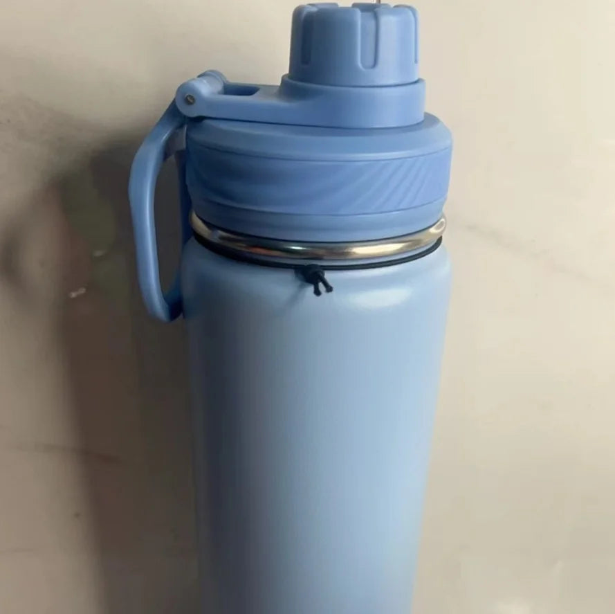 Portable Large Capacity 710ml Insulated Cup 304 Stainless Steel Yoga Pot For Male And Female Students Couple Cup Portable  Cup