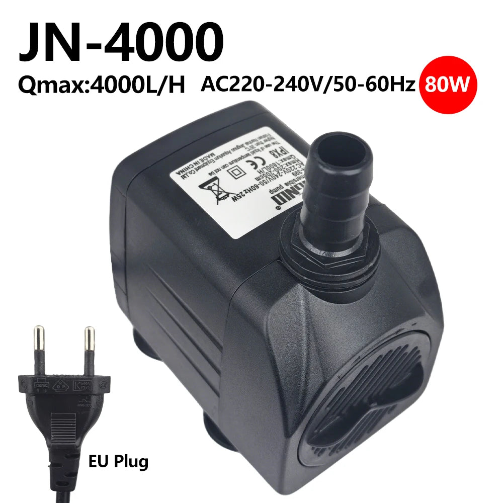 AC220V Multi-functional Silent Aquarium Submersible Pump, Landscape Large-flow Water Spray Pump,Fish Pond Water Circulation Pump
