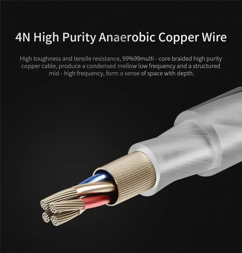 QKZ CK5 FiLe Wired Earphone with Microphone HiFi Music Earphone Professional Gaming And Sports Noise Cancelling Headphones