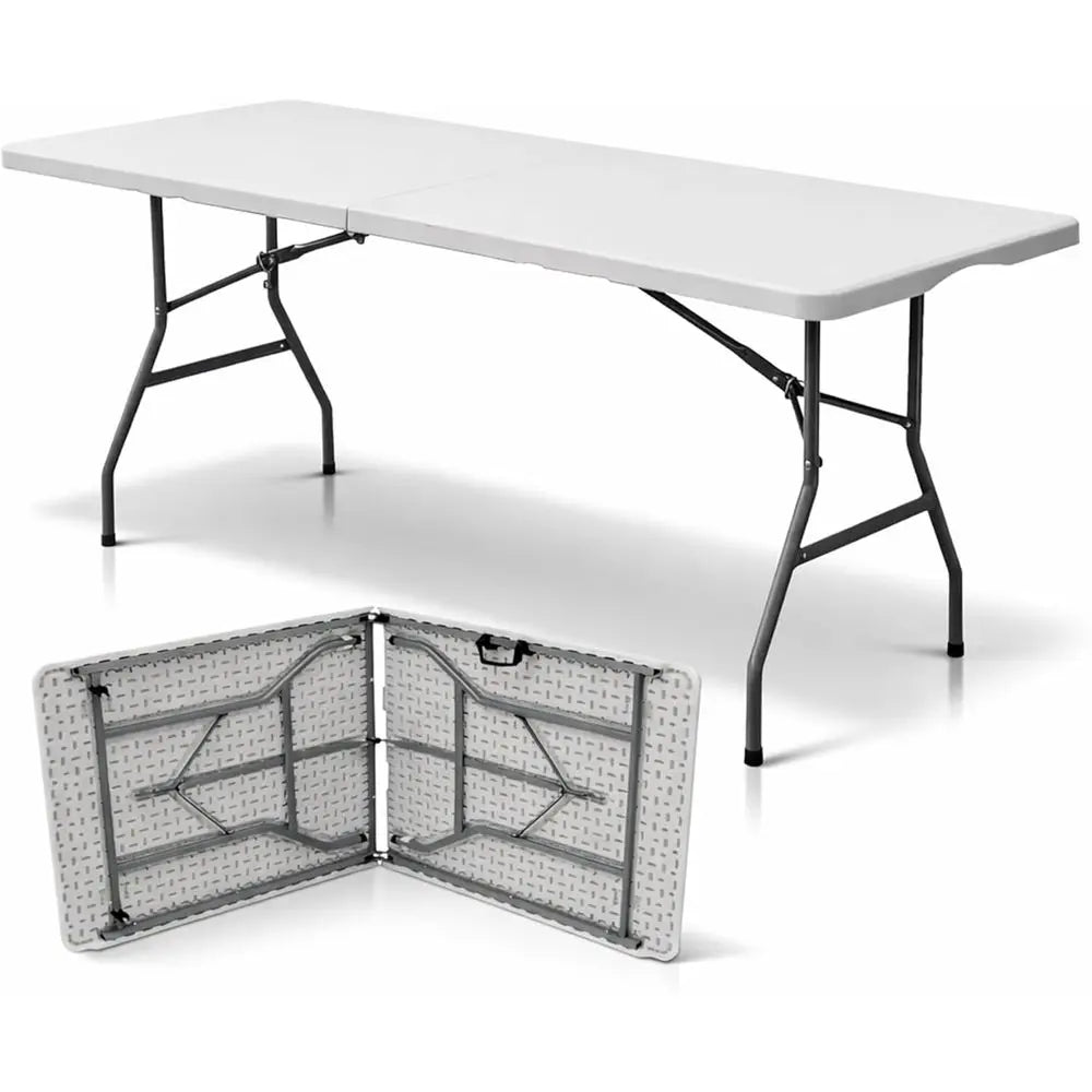 Sturdy 6ft 1.8m High Outdoor Catering Trestle Table for Parties and Gardens