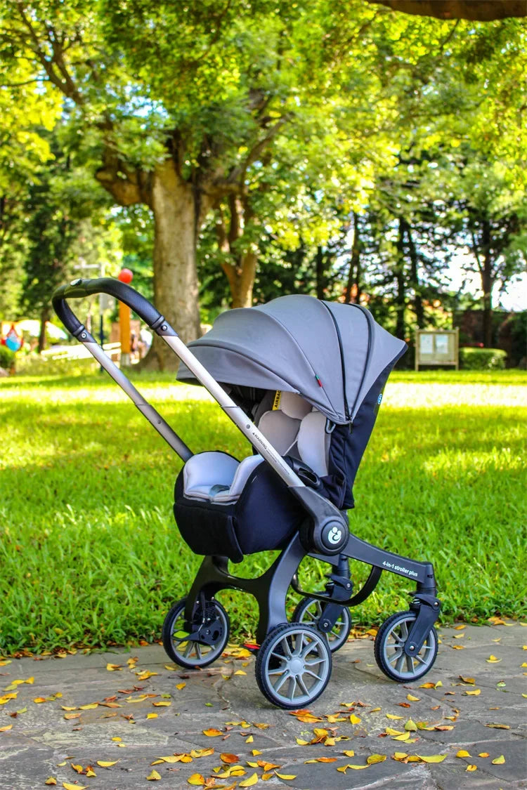 EU STOCK Foldable Lightweight baby stroller Multifunctional Four Wheels poussette bebe 3 en 1 Portable baby wagon