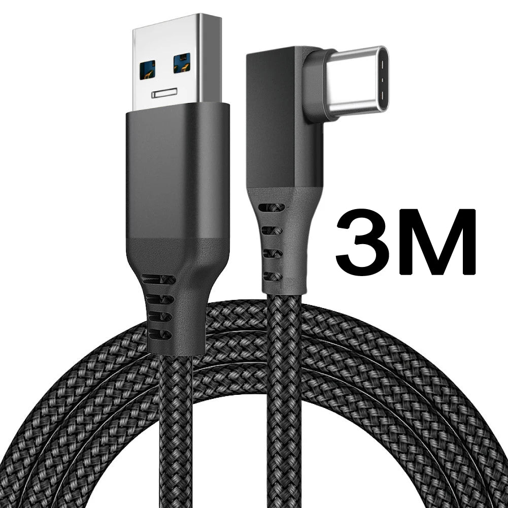 Virtual Reality VR Glasses Cable USB A To Type C 5M for Meta Oculus Quest 2 Quest2 Link Game Accessories Headset Helmet Gaming