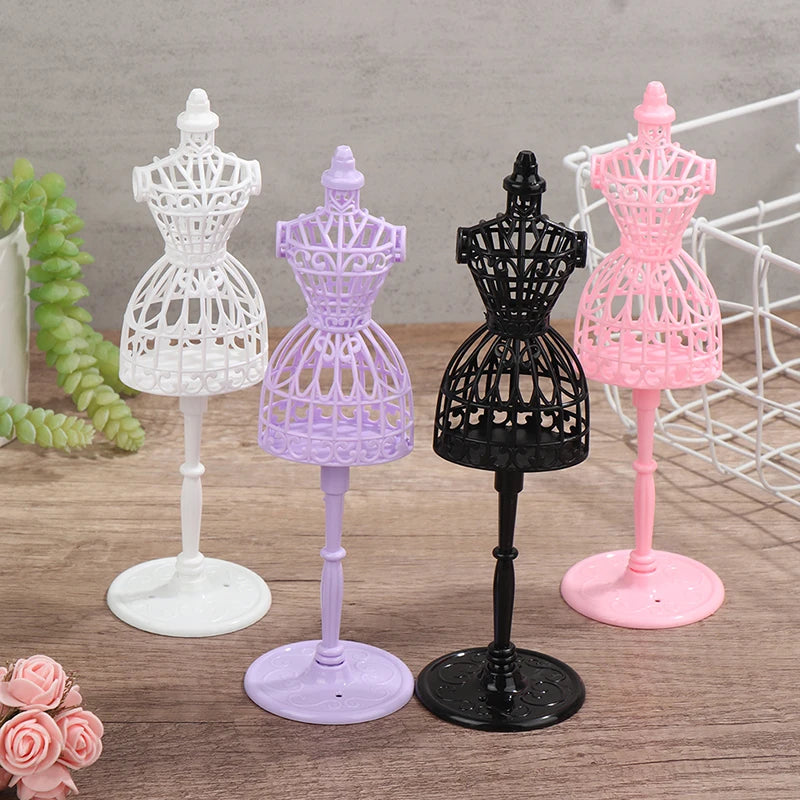 1/6 Doll Mannequin Coat Hanger Dollhouse Doll Skirt Support Wedding Mannequin Stand Humanoid Model Toy Doll Gown Display Form