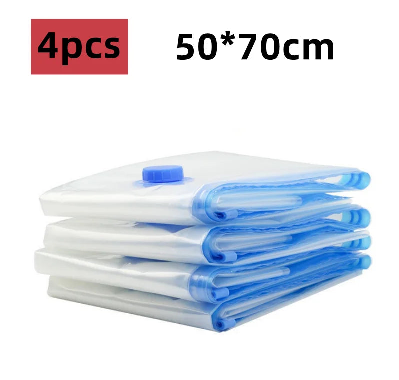 Vacuum storage bag space saving bag for clothes, mattresses, blankets, duvets, pillows, quilts, travel, moving