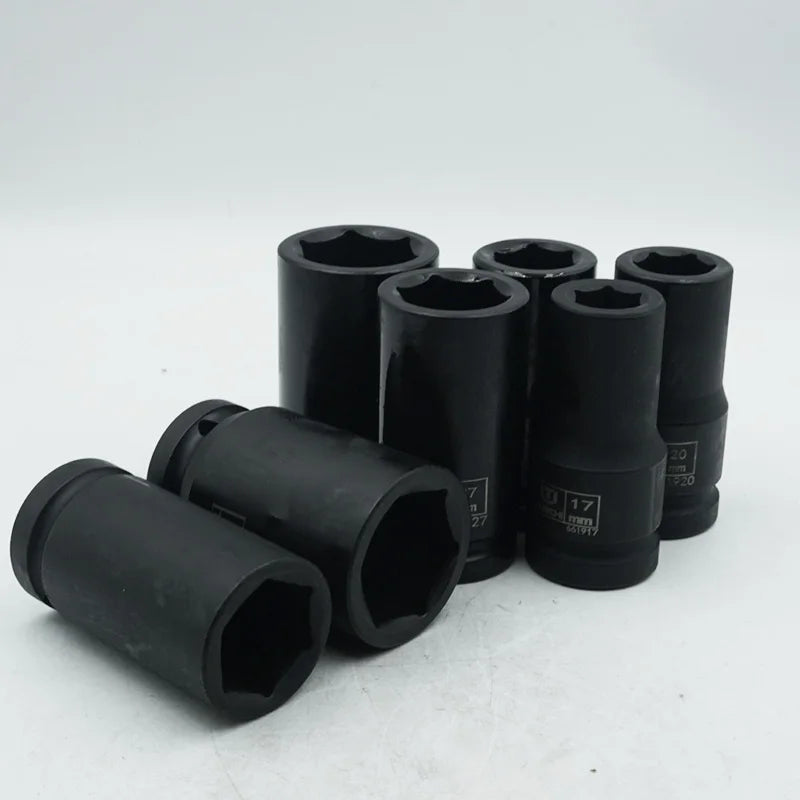 80mm Long 3/4 Inch Drive Impact Hex Socket 6 Point 17mm 18mm 19mm 20mm 21mm 22mm 23mm 24mm 25mm 26mm 27mm 28mm 29mm To 55mm