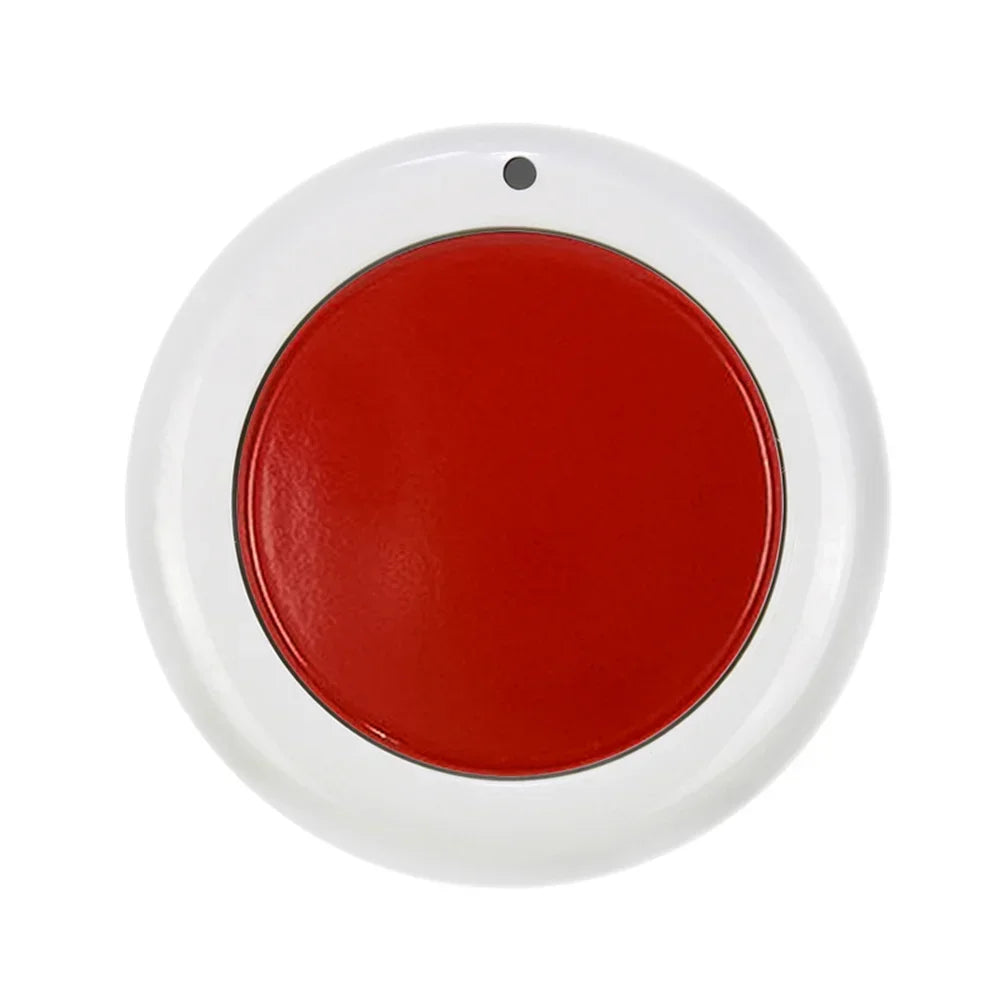 EV1527 Chip Learning Type 1 Button Round 433Mhz Wireless Remote Control Switch , SOS Panic Button Doorbell