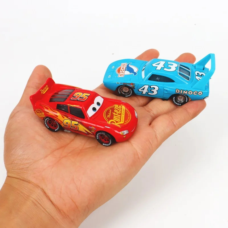 Cars toy Pixar Cars Toy Lightning McQueen Jackson Storm Mater Sally Sheriff 1:55 Diecast Model Car Toy Children Birthday Gift