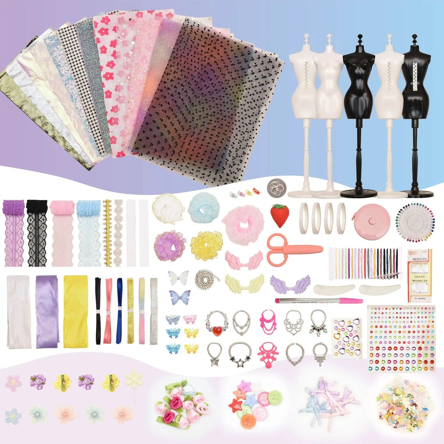DIY Doll Clothes Craft Kit - Creative Gift for Kids, Handmade Art & Home Decoration