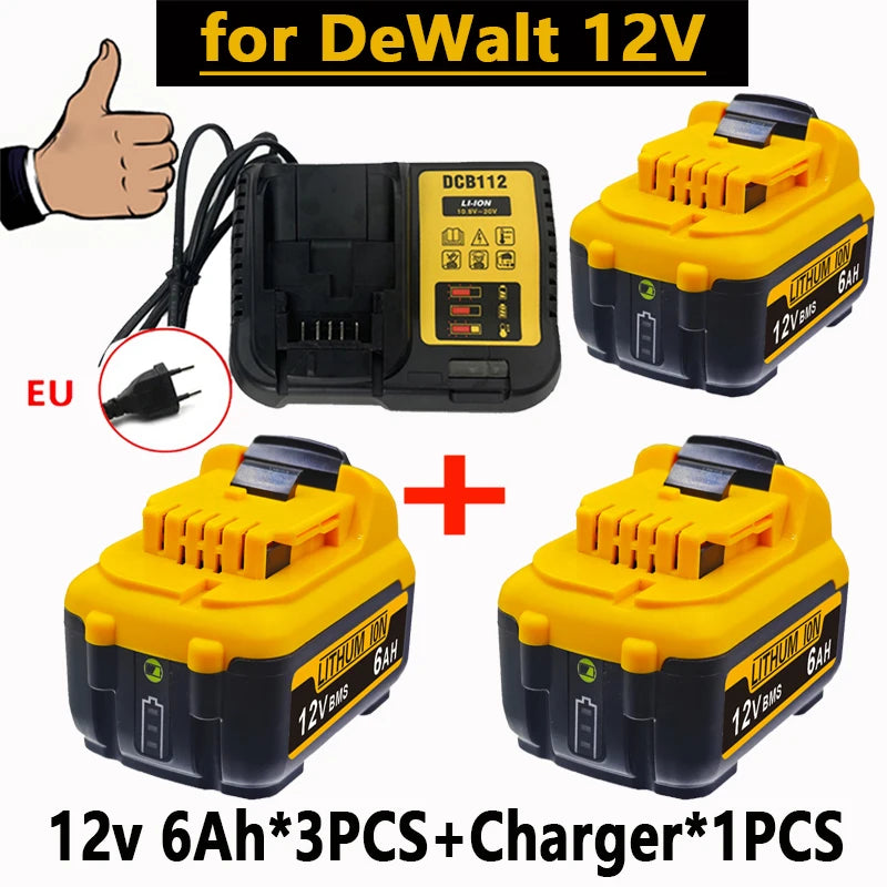 For DEWALT DW089LG 12V Laser Level battery .for Dewalt 12V battery DCB120 DCB124 DCD701F2 Power Tools/Laser Level