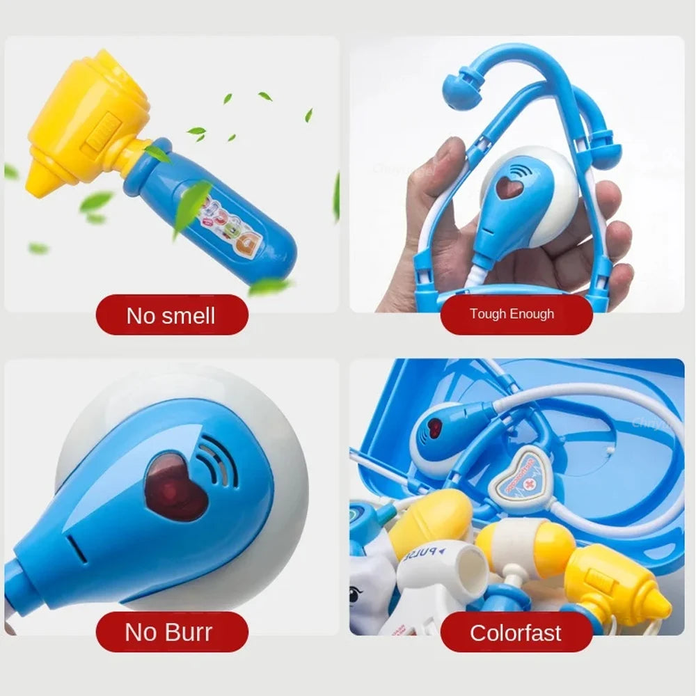 Doctor Toys for Kids 53/31PCS Doctor Pretend Play Set Children Medical Dentist Tools Stethoscope Educational Toy Boy Girl Gift