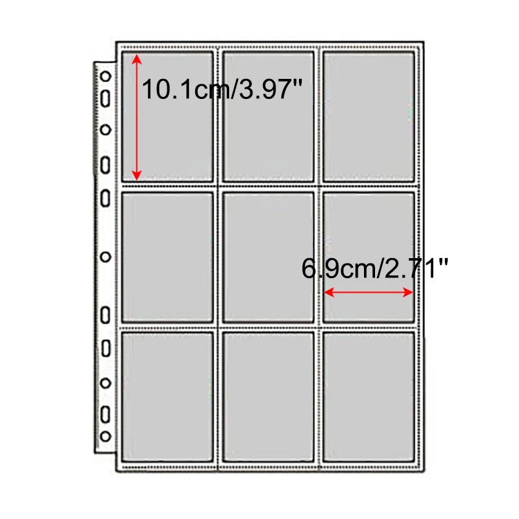 A4 Binder Photocards Holder Kpop Photo Card Page 2/3/4/9/10 Pocket Sleeves PVC Free Photo Album Refills 4x6 10x15 Pocket Sleeves