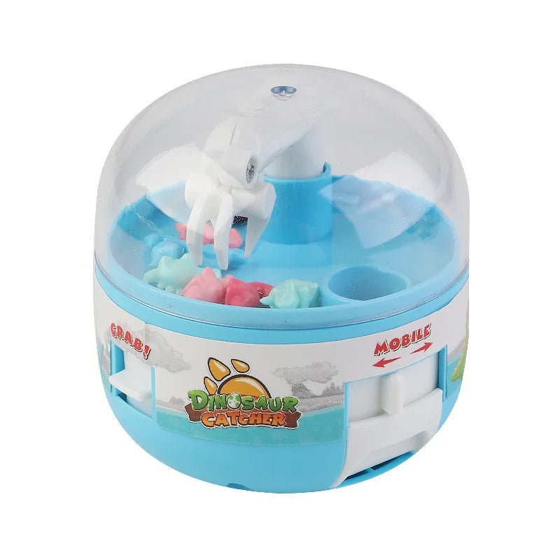 Kids Mini Gacha Machine Catching Dinosaur Machine Clamping Doll Parent Child Interactive Toy