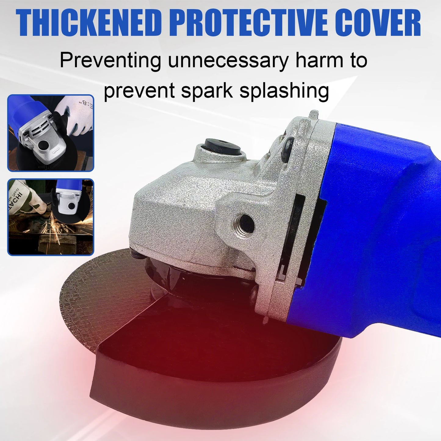 2000W Electric Angle Grinder, 115mm 4.5 inch Grinding Tool 12000 RPM, Wheel Disc for Metal,Tile Cutting and Grinding