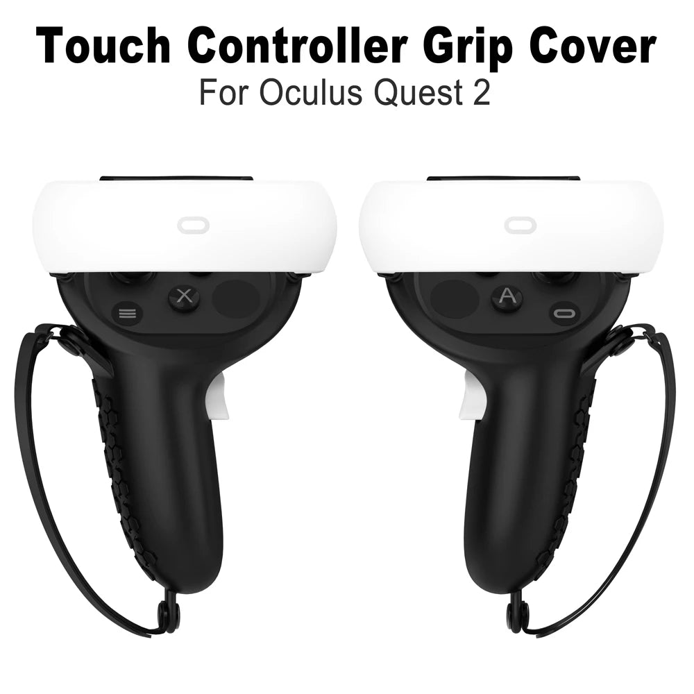 Silicone Protective Cover Shell Case For Oculus Quest 2 VR Headset Head Face Cover Eye Pad Handle Grip Button Cap VR Accessories