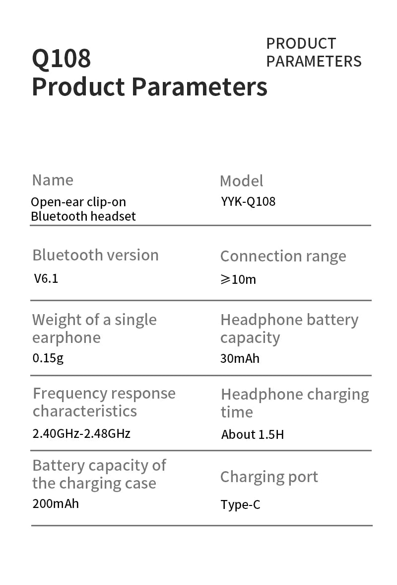 AI Translation Earbuds Pearl Clip Ear Open Bluetooth Earbuds 144 Languages Real-Time Translation for Travel Business Learning