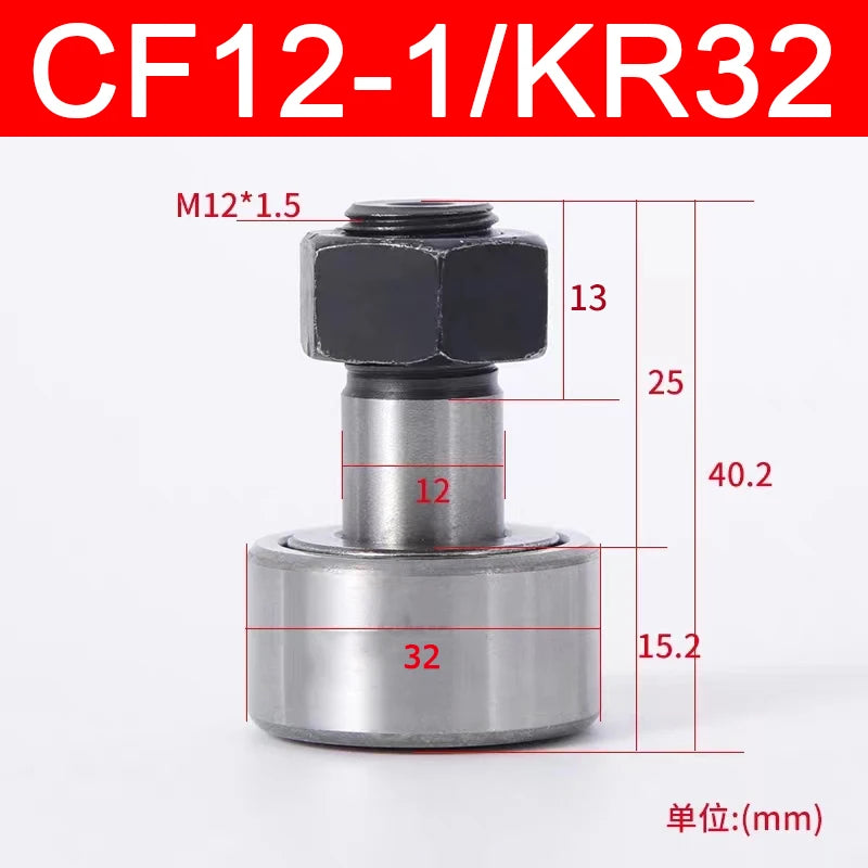 Cam Needle Roller Bearing Bolt Type CF3 CF4 CF5 CF6 CF8 CF10 CF12 CF16-CF30 KR10 KR12 KR13KR16-KR90 Wheel And Pin Bearing