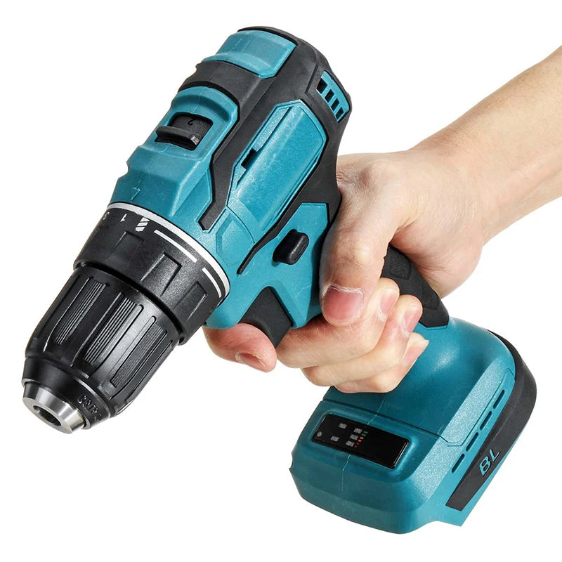 Kamolee 10mmElectric hand drill impact drill household small pistol drill multifunctional rechargeable electric screwdriver tool