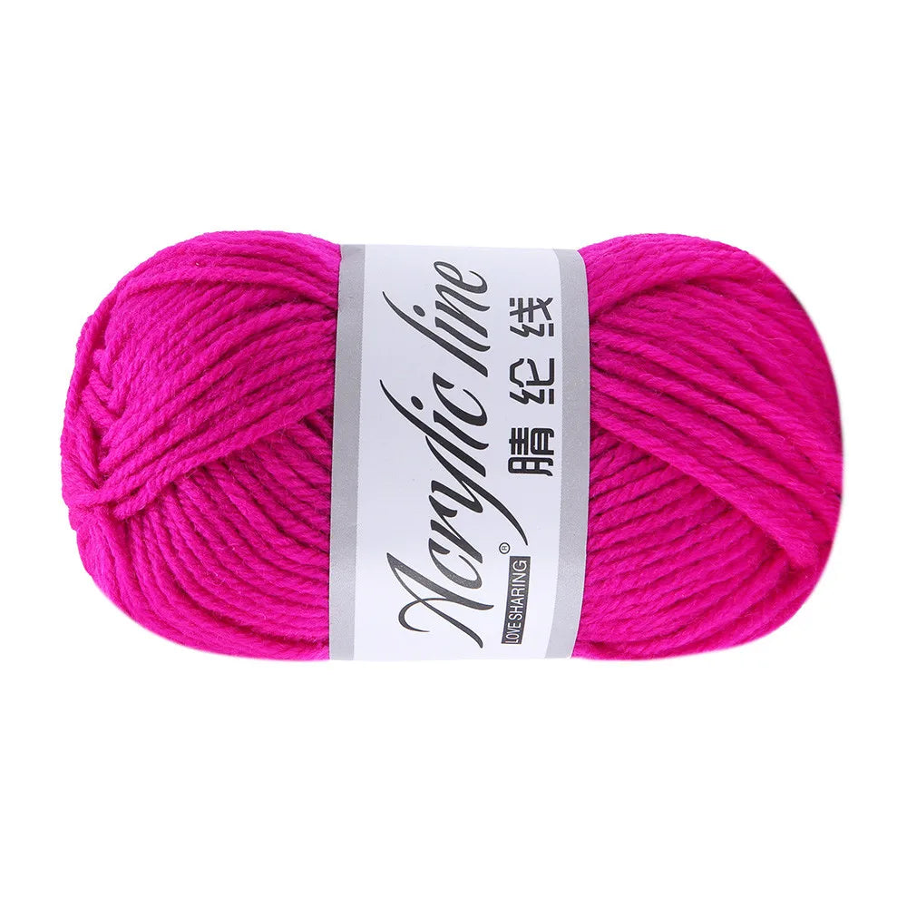 50g Chunky Wool Roving Scarf Knit Wool Yarn Thickness Warm Hat Household Children Scarf Hat Soft Thick Crochet Thread