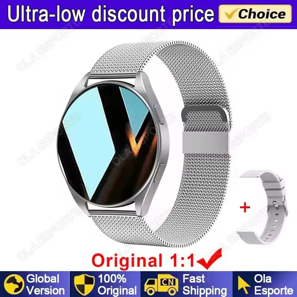 Smart Watch 1.32inch HD AMOLED Screen Bluetooth Call Health Monitor Smartwatch Men Women Fitness Sports Watches For Android IOS
