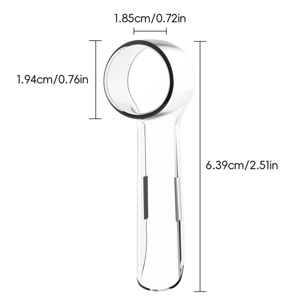 Toothbrush Dustproof Covers Caps Compatible with Braun Oral B Electric Toothbrush Round Replacement Brush Heads Series Protector