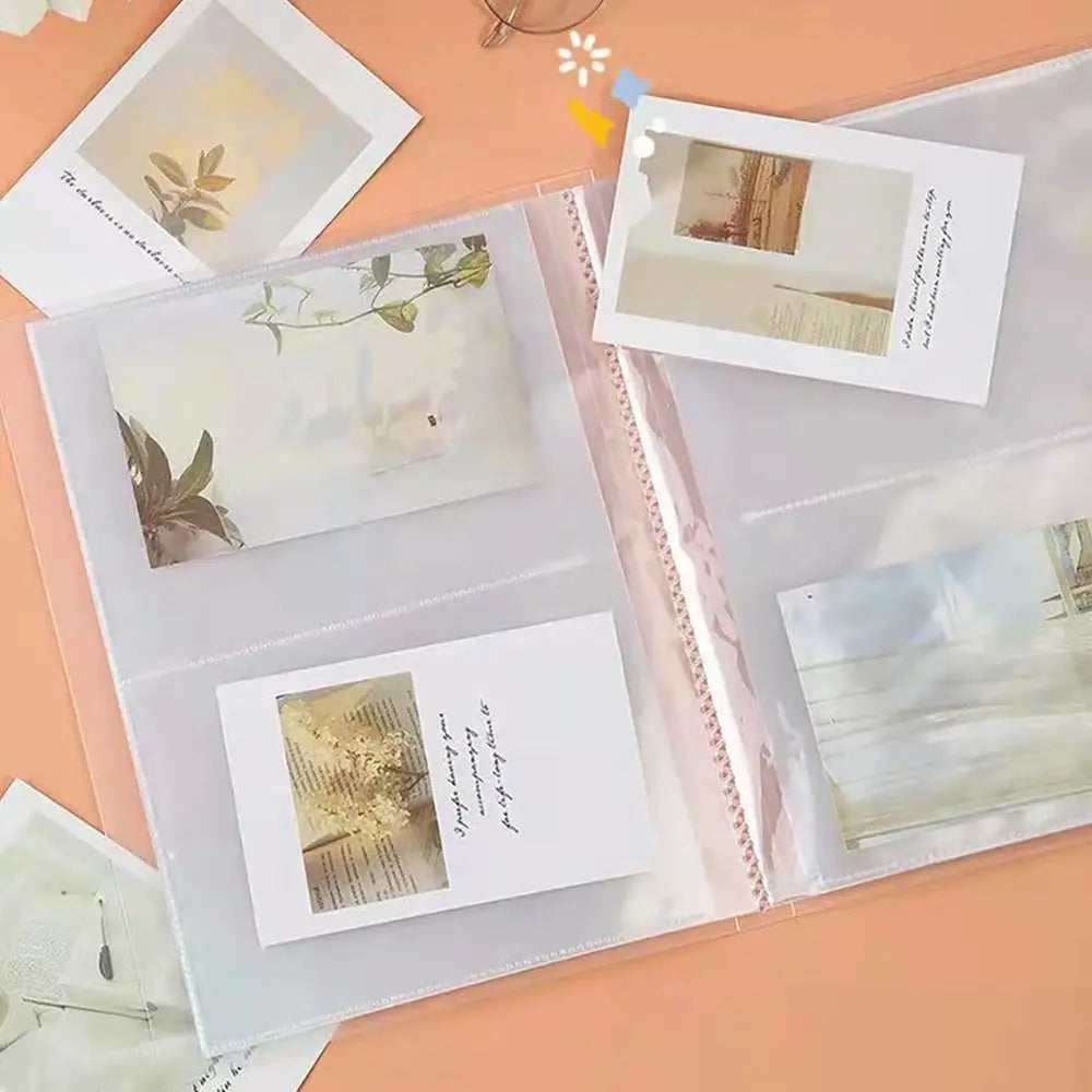 New Collect Book Photo Album 80/160 Slots PVC Picture Card Holder Transparent 3/4/5/6 Inch Photocard Holder Idol Star