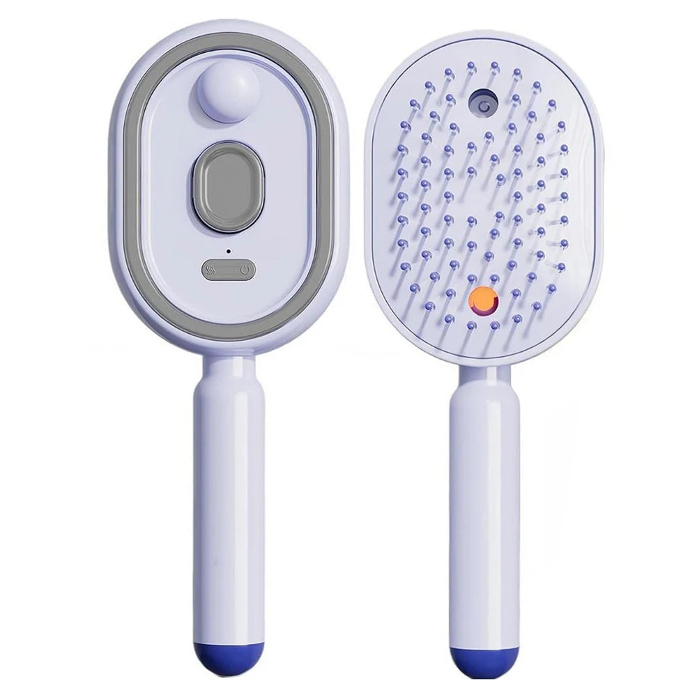 Electric Spray Hair Brush Misting Hair Brush with Water Spray Reduce Frizz Anti-Static Electric Spray Air Cushion Comb