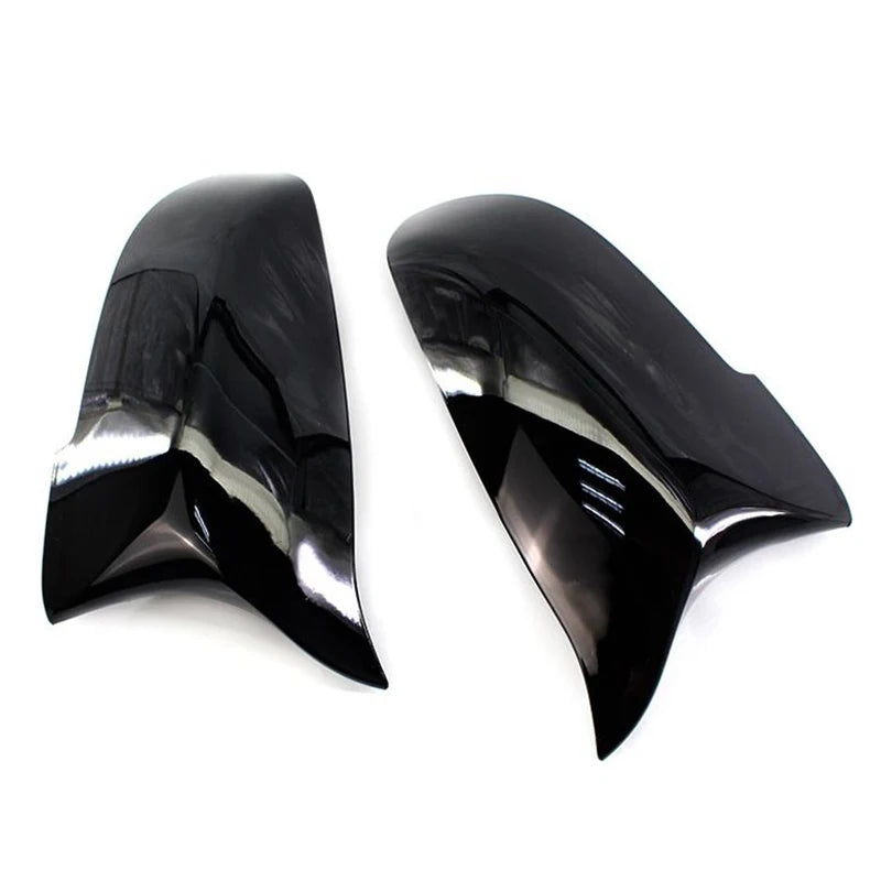 Carbon Fiber Look Black car Rearview Side Mirror cover Caps for BMW 5 6 7 Series F10 F11 F18 F07 F12 F13 F06 F01 F02 LCI