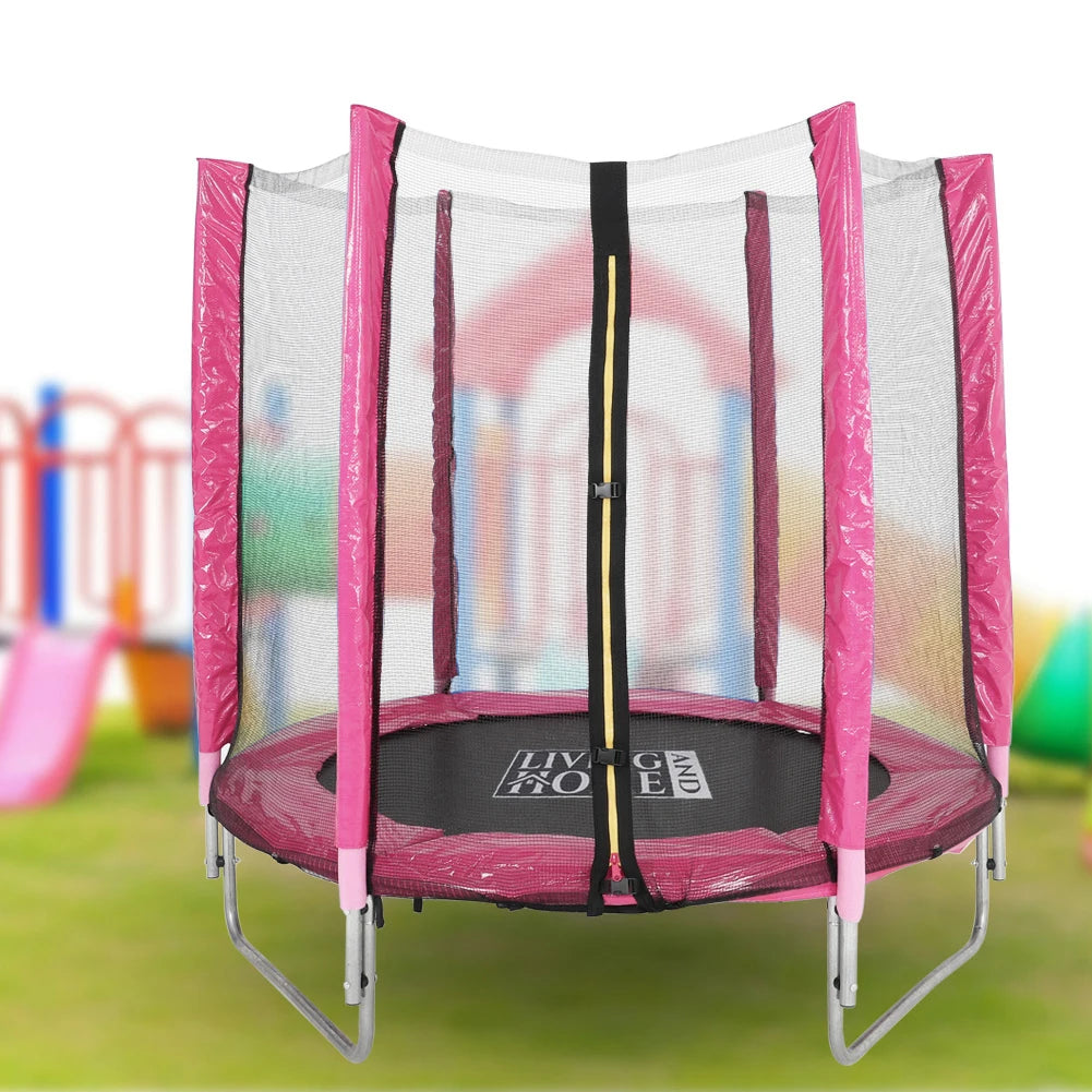 【Breeins】Outdoor Trampoline with Safety Enclosure for Kids Entertainment