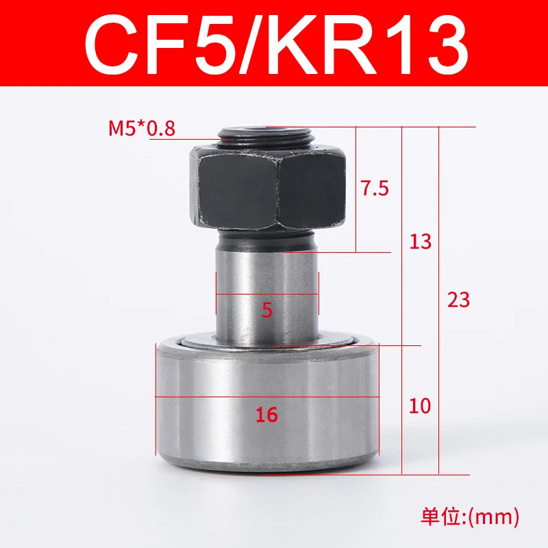 Cam Needle Roller Bearing Bolt Type CF3 CF4 CF5 CF6 CF8 CF10 CF12 CF16-CF30 KR10 KR12 KR13KR16-KR90 Wheel And Pin Bearing