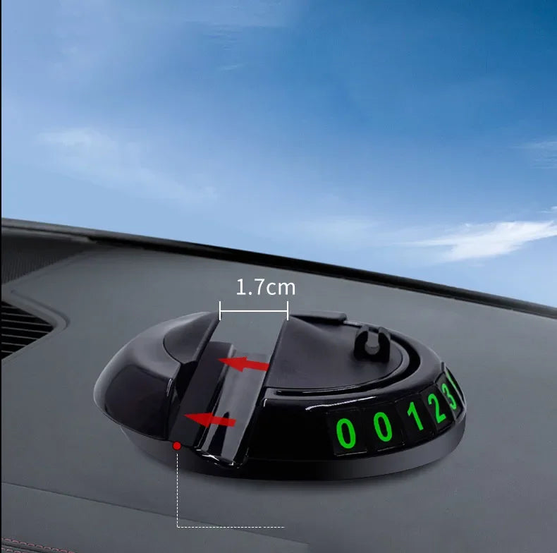 2 in 1 Car Phone Mount with Anti Slip Mat Dashboard Phone Holder 360-Degree Rotation Stable Smartphone Holder Universal