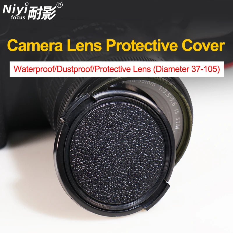 Camera Cap Lens Cap Lens Cover Protector Universal For Canon Nikon Sony Olypums Fuji Samsung 37 39 40.5 43 46 49 52 55 58 62 67