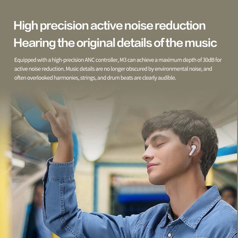 Timekettle M3 Translator Earbuds Bluetooth Real Time Simultaneous Headphones Instant Voice Translate Device for Business Travel