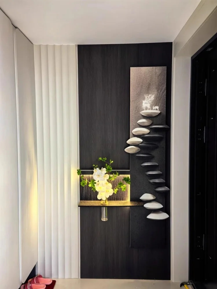 Light Luxury Hydroponic Green Plants LED Decorative Painting Home Decoration Living Room Bedroom Sofa Wall Corridor Mural Light