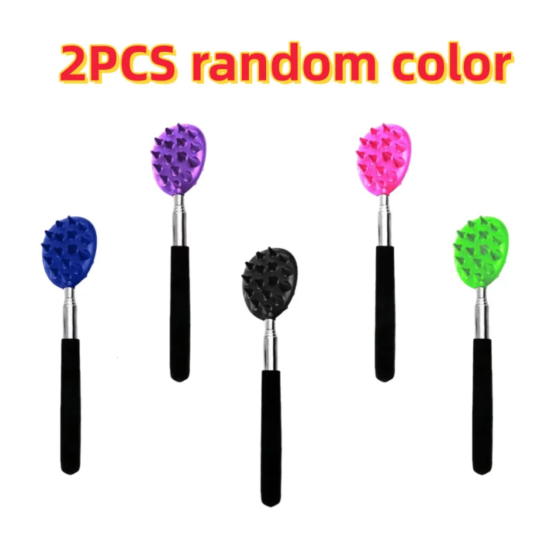 Cactus Telescopic Back Scratcher Ergonomic Back Scratchers Extendable Metal Claw Design Stocking Stuffers Hand Massager Backslap