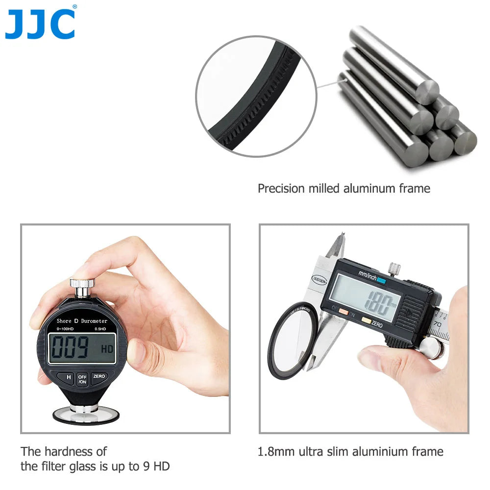 JJC Ultra Slim Multi-Coated UV Filter For Ricoh GR IV HDF GRIV GR4 Monochrome GR IIIx HDF GR III HDF GR II GR3x GR3 GR2 Camera