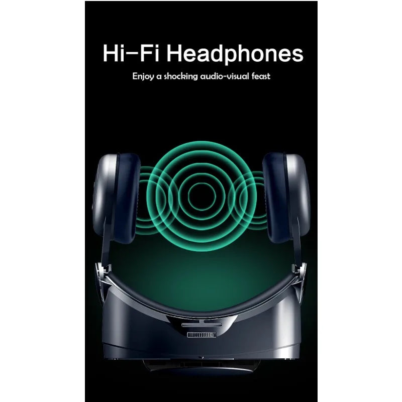 VR Glasses Virtual Reality 3D VR Glasses Google Cardboard Headset for Use with Smartphone Android Virtual Glasses with Gamepad
